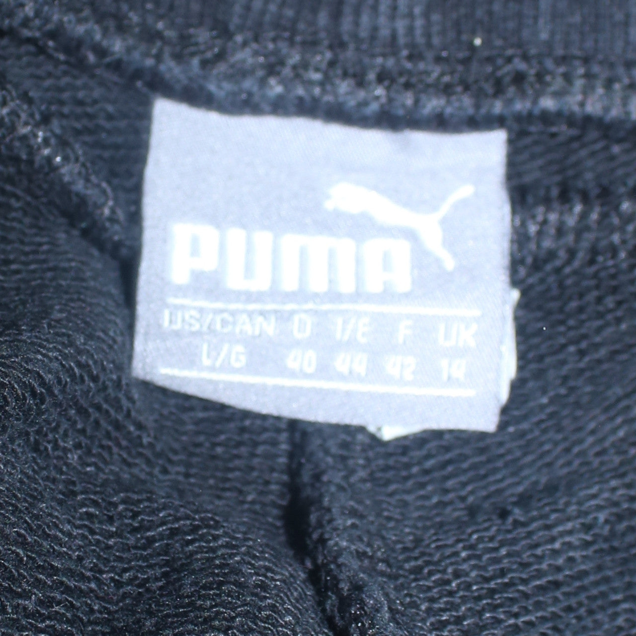Puma Men's Black Jogger Sweatpants L Regular Fit Casual Sportswear