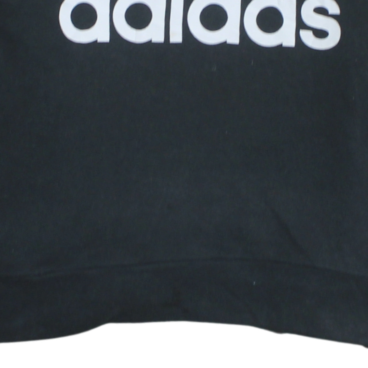 Adidas Boys Black Hoodie 13-14 Years Pullover Cotton Hooded Sweatshirt