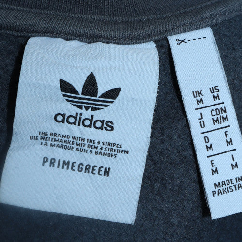 adidas Men's Grey Crew Neck Pullover Sweatshirt Size M
