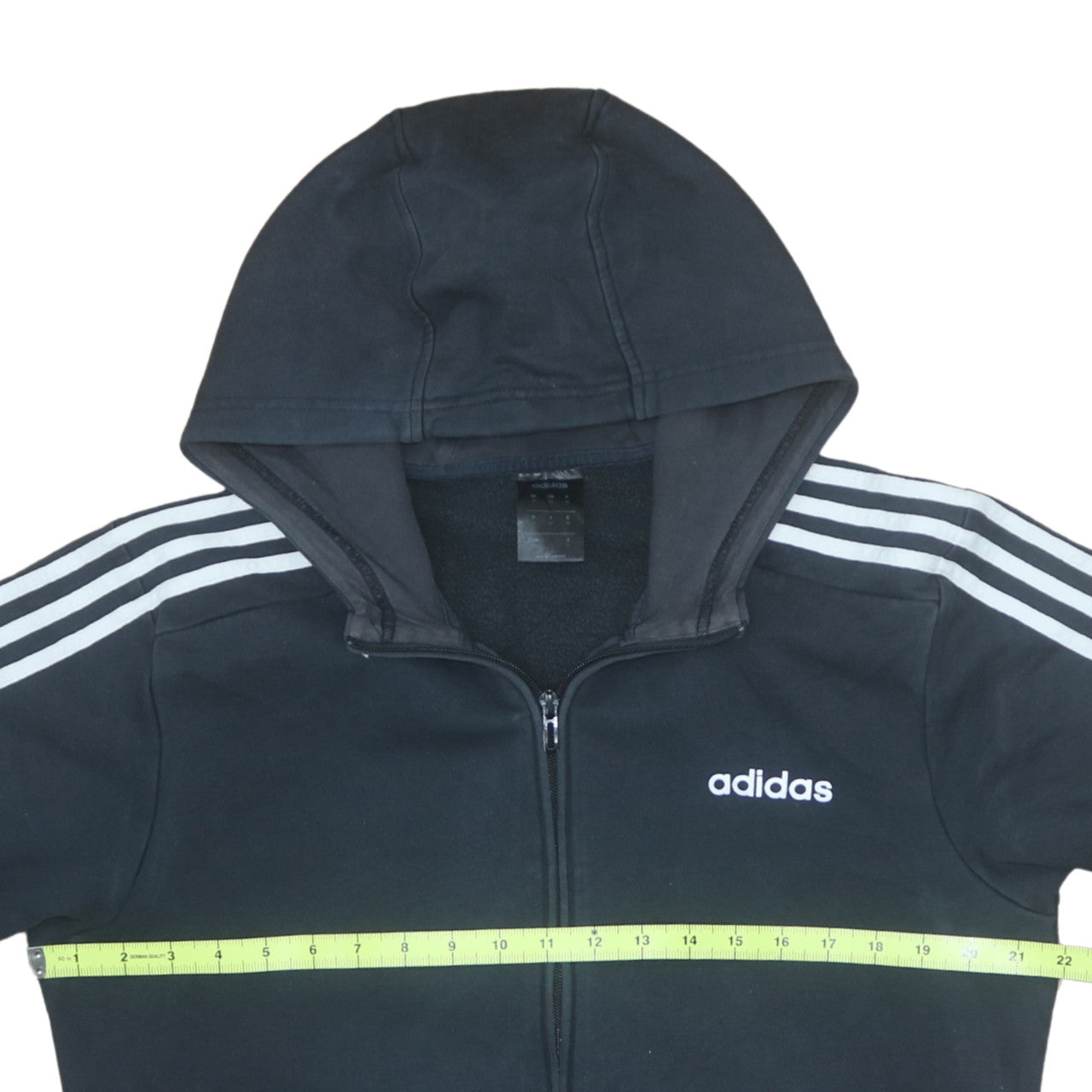 Adidas Men's Black Full Zip Hoodie Size M Sports Style