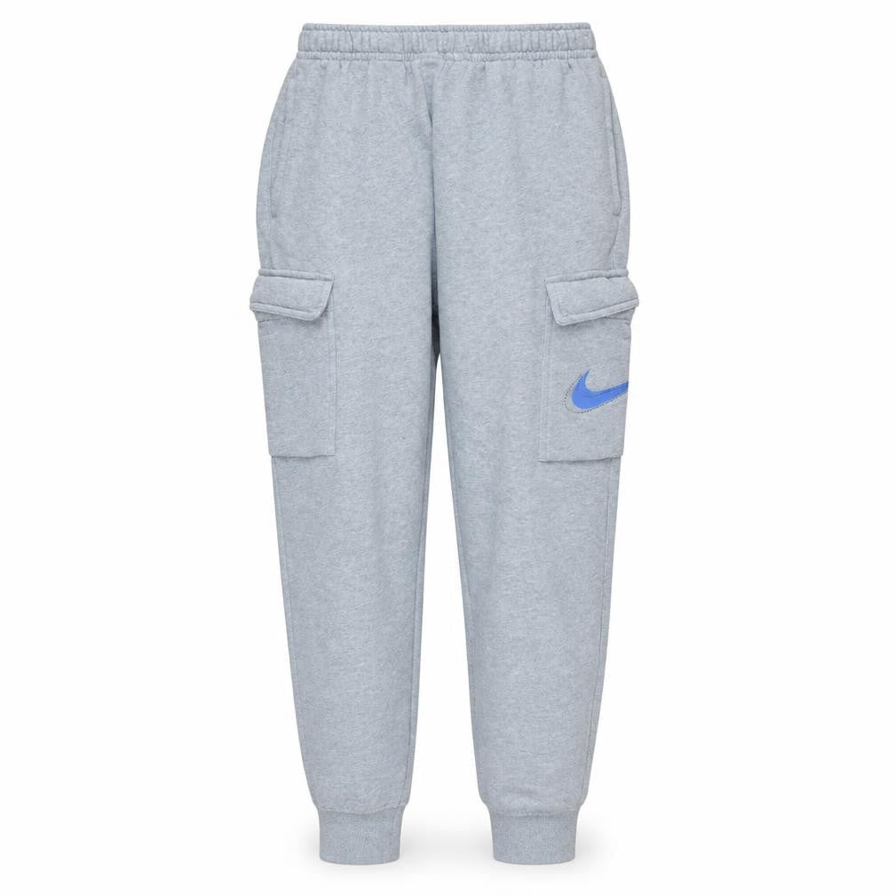 Nike Men Grey Cargo Sweatpants Small Regular Fit Cotton Blend