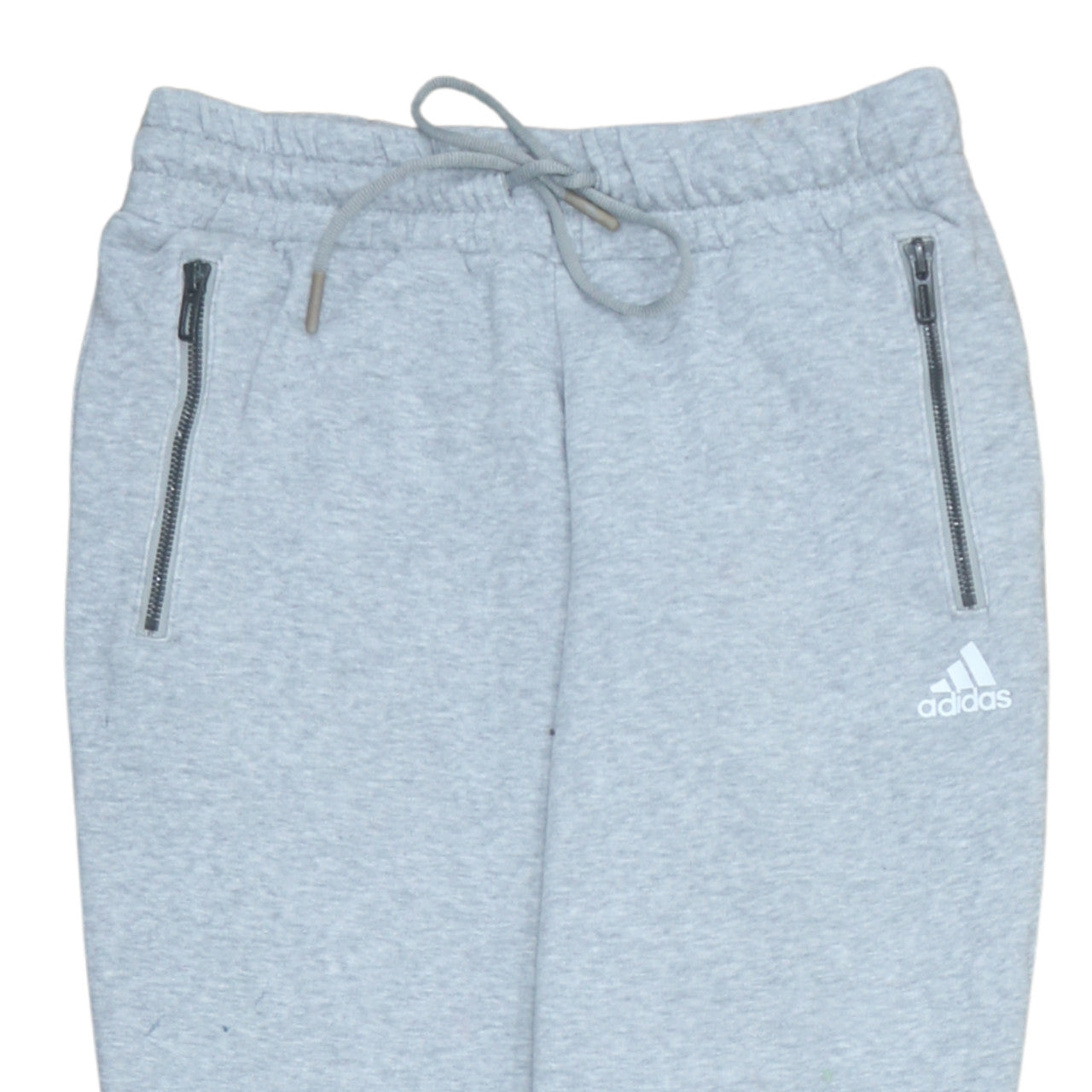 adidas Womens Grey Jogger Sweatpants Size 10 Regular Fit