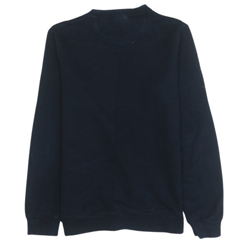 DKNY Women's Black Cotton Blend Pullover Sweatshirt M