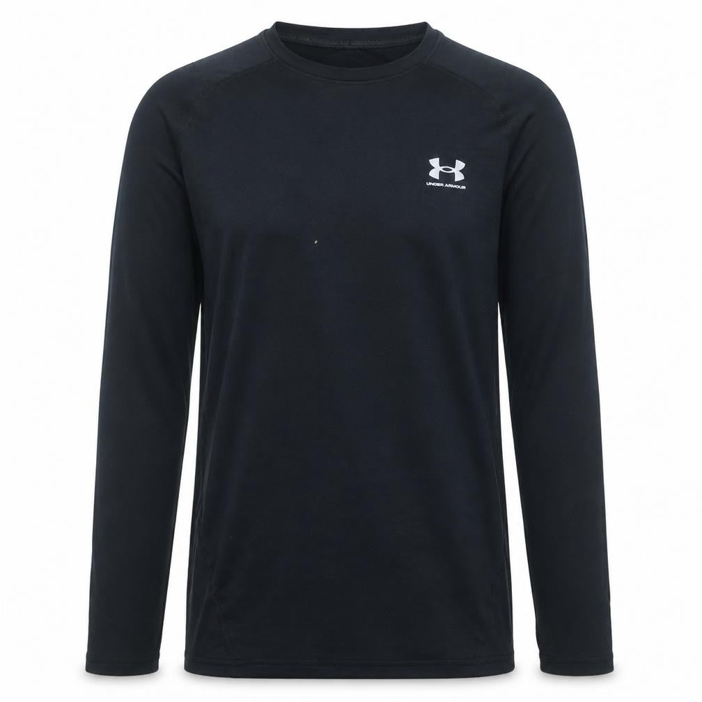 Under Armour Men Black Medium ColdGear Long Sleeve Compression Top