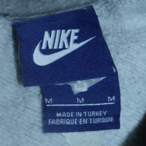 Nike Men's Grey Camouflage Pullover Hoodie Size M Cotton Blend