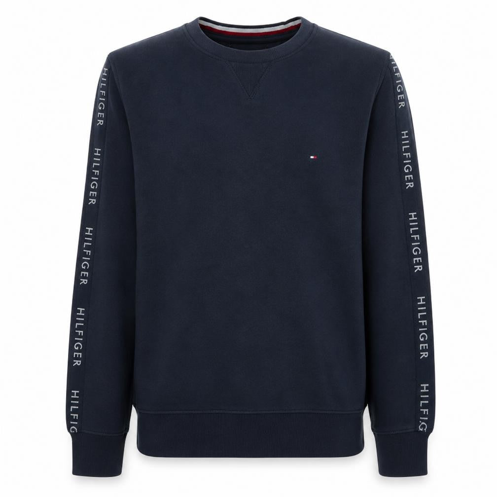 Tommy Hilfiger Men's Blue Pullover Sweatshirt M Logo Classic