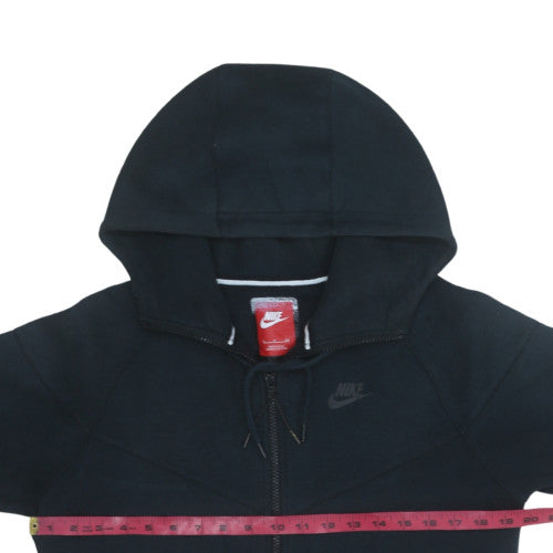 Nike Men's Black Full Zip Fleece Hoodie Size S Regular Fit