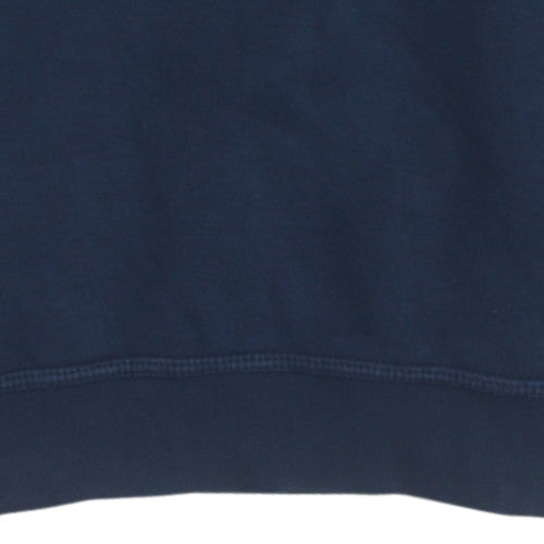 Nike Boys Blue Pullover Sweatshirt M 10-12 Years Crew Neck Logo Jumper