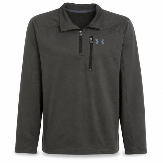 Under Armour Men's Brown 1/4 Zip Athletic Sweatshirt Size M