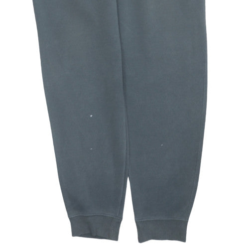 Nike Men’s Grey Fleece Sweatpants M Regular Fit Tapered Trousers