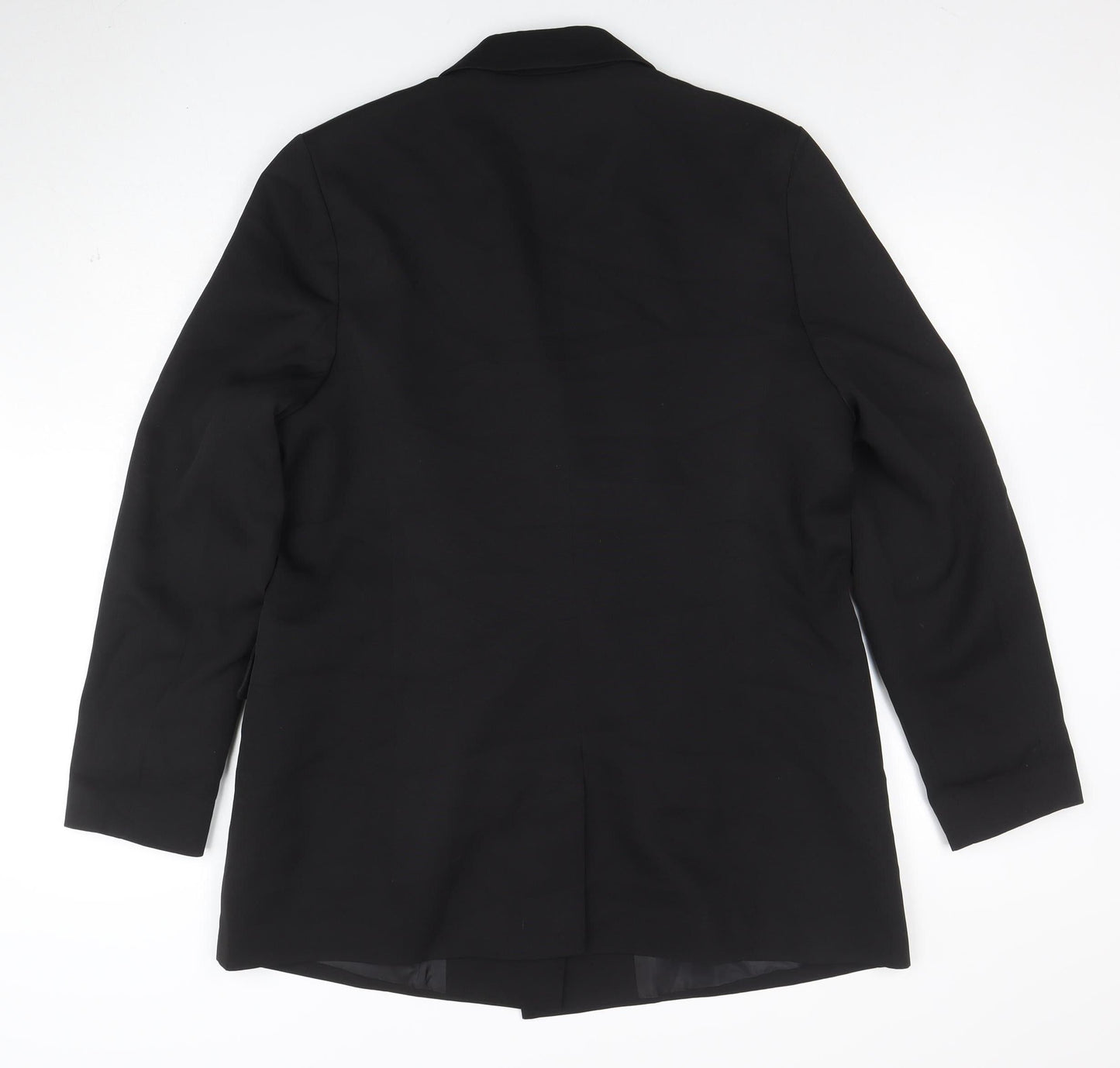Friends Like These Women Black Size 18 Double-Breasted Blazer
