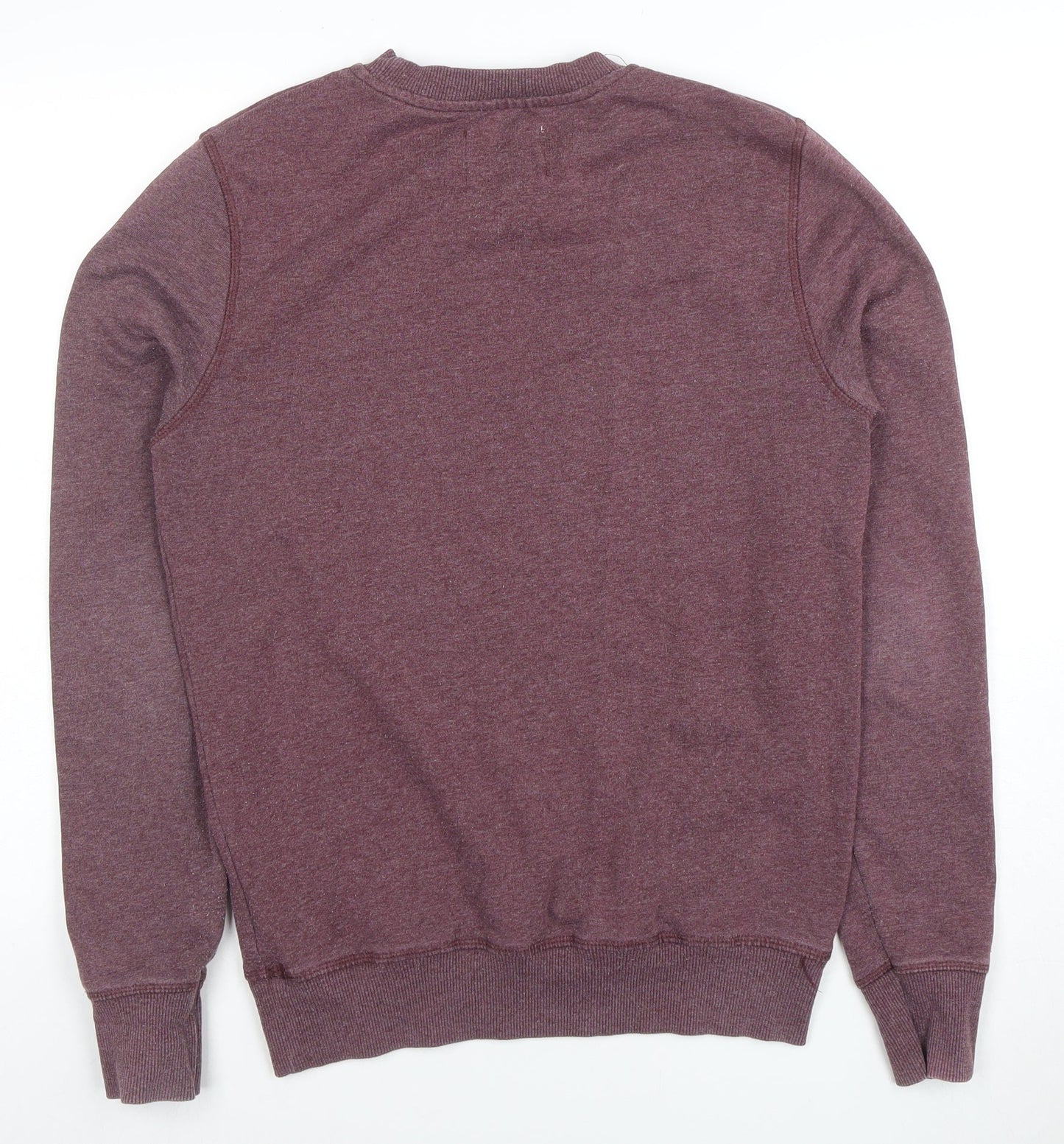 River Island Men's Purple LA Graphic Sweatshirt Size S