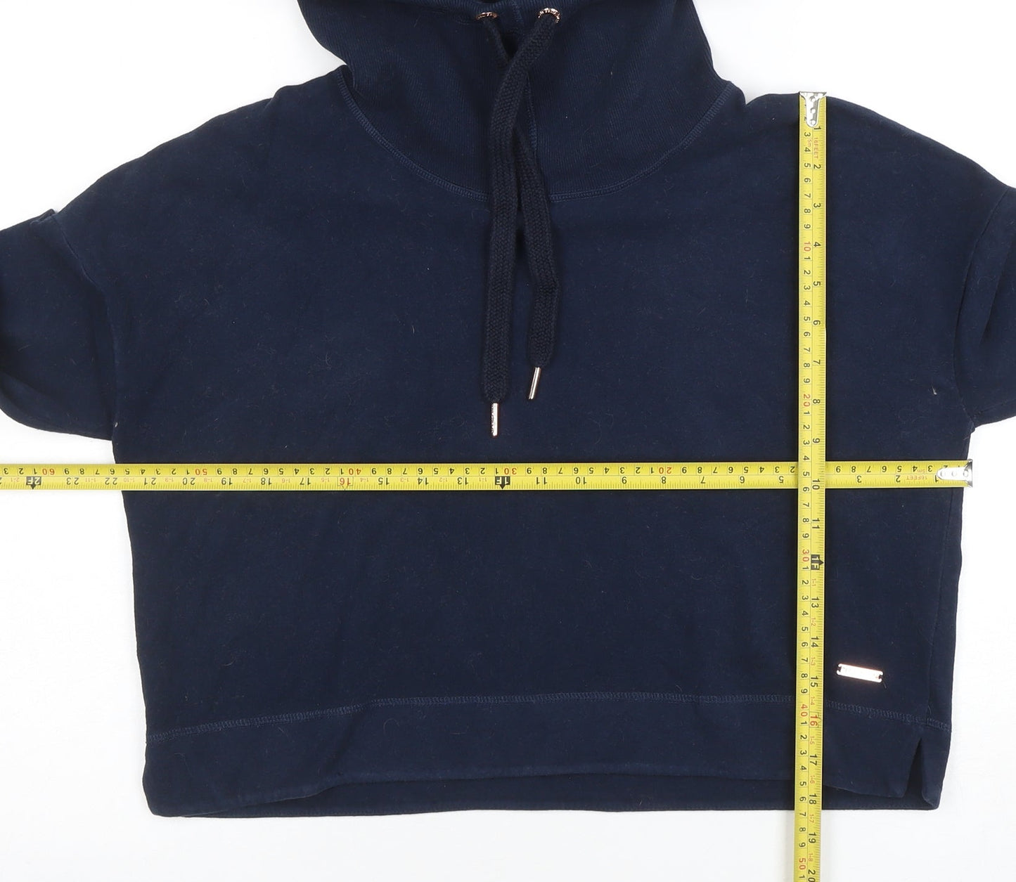 Sweaty Betty Womens Navy Blue L Hoodie Pullover Hooded Sweatshirt