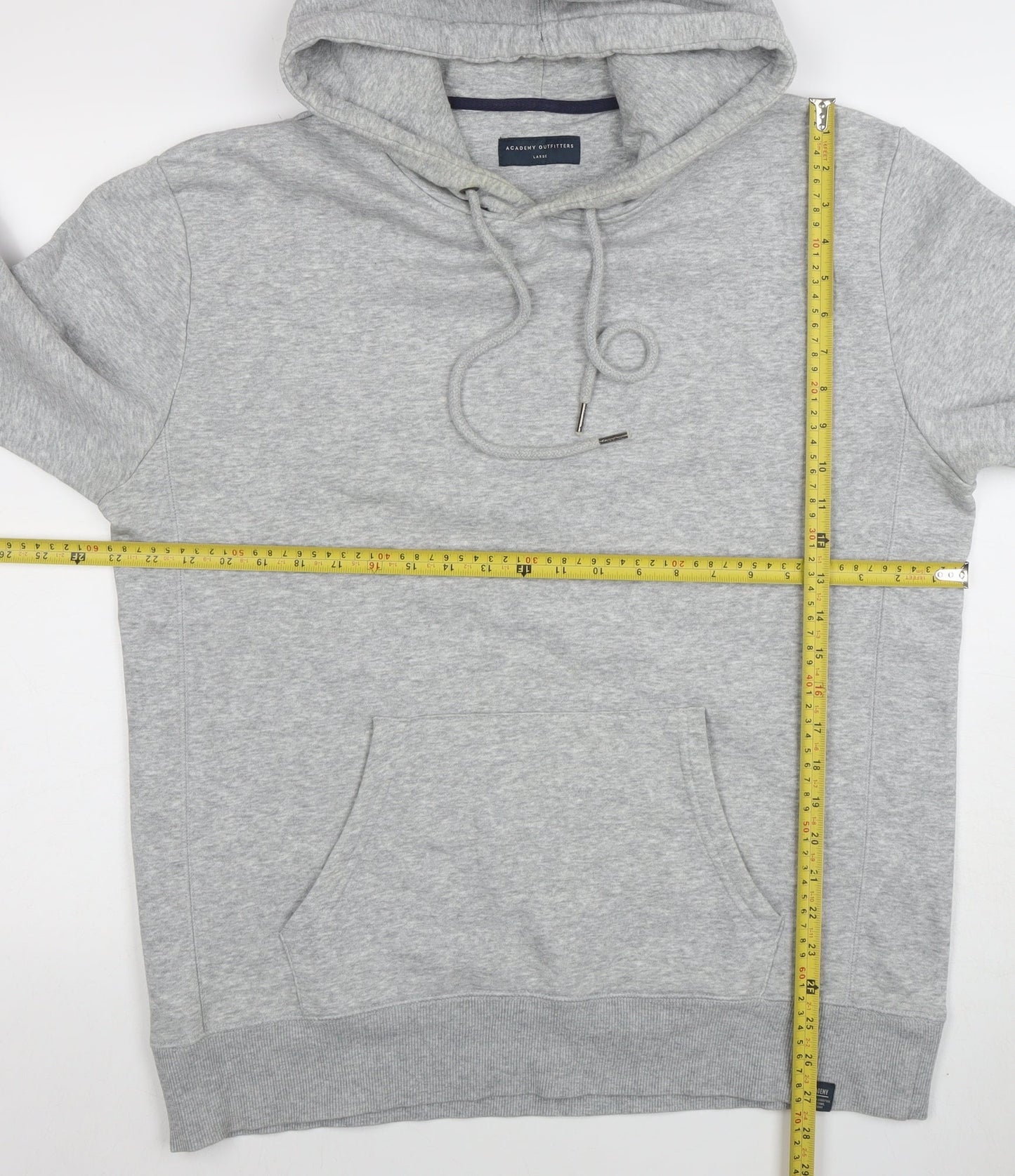 Academy Outfitters Men's Grey Pullover Hoodie Size L