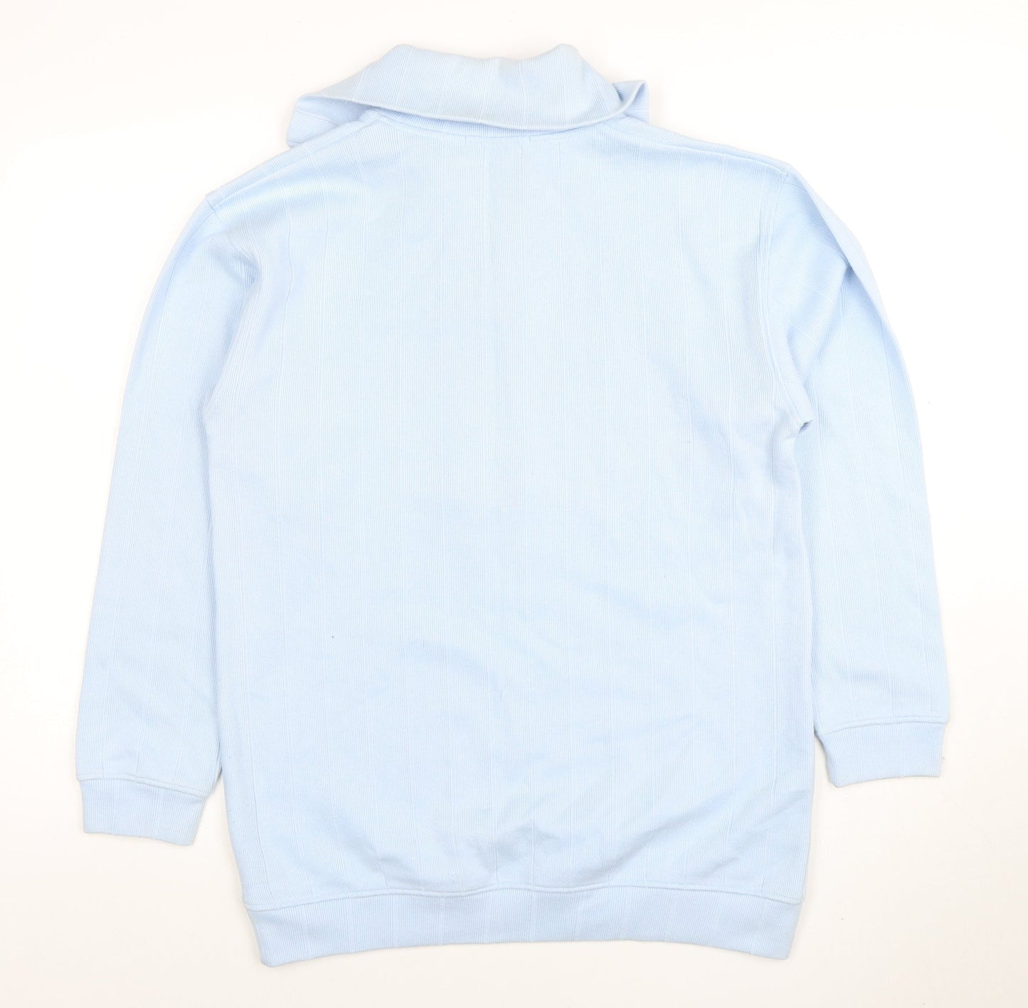 Golfino Men's Blue Cotton Blend 1/2 Zip Golf Jumper Size S