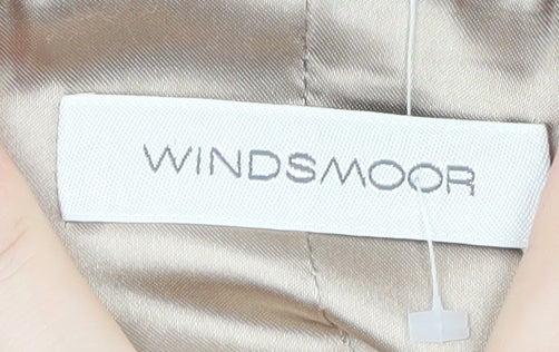 Windsmoor Women Beige Linen Blend Blazer UK 12 Classic Style