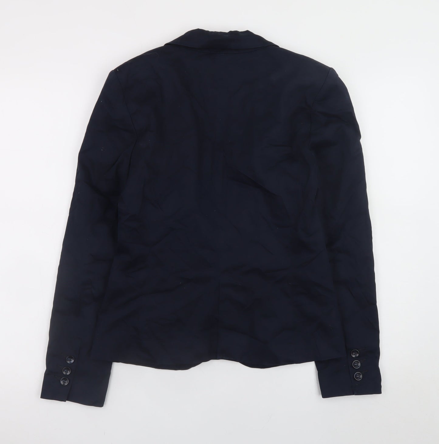 Be A Friend Women's Blue Size 12 Cotton Blazer Jacket