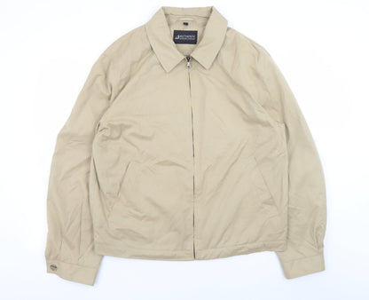 Authentic Men's Beige L Basic Jacket Full Zip