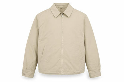 Authentic Men's Beige L Basic Jacket Full Zip