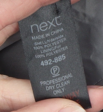 Next Women's Black Polyester Satin Blazer Size 10