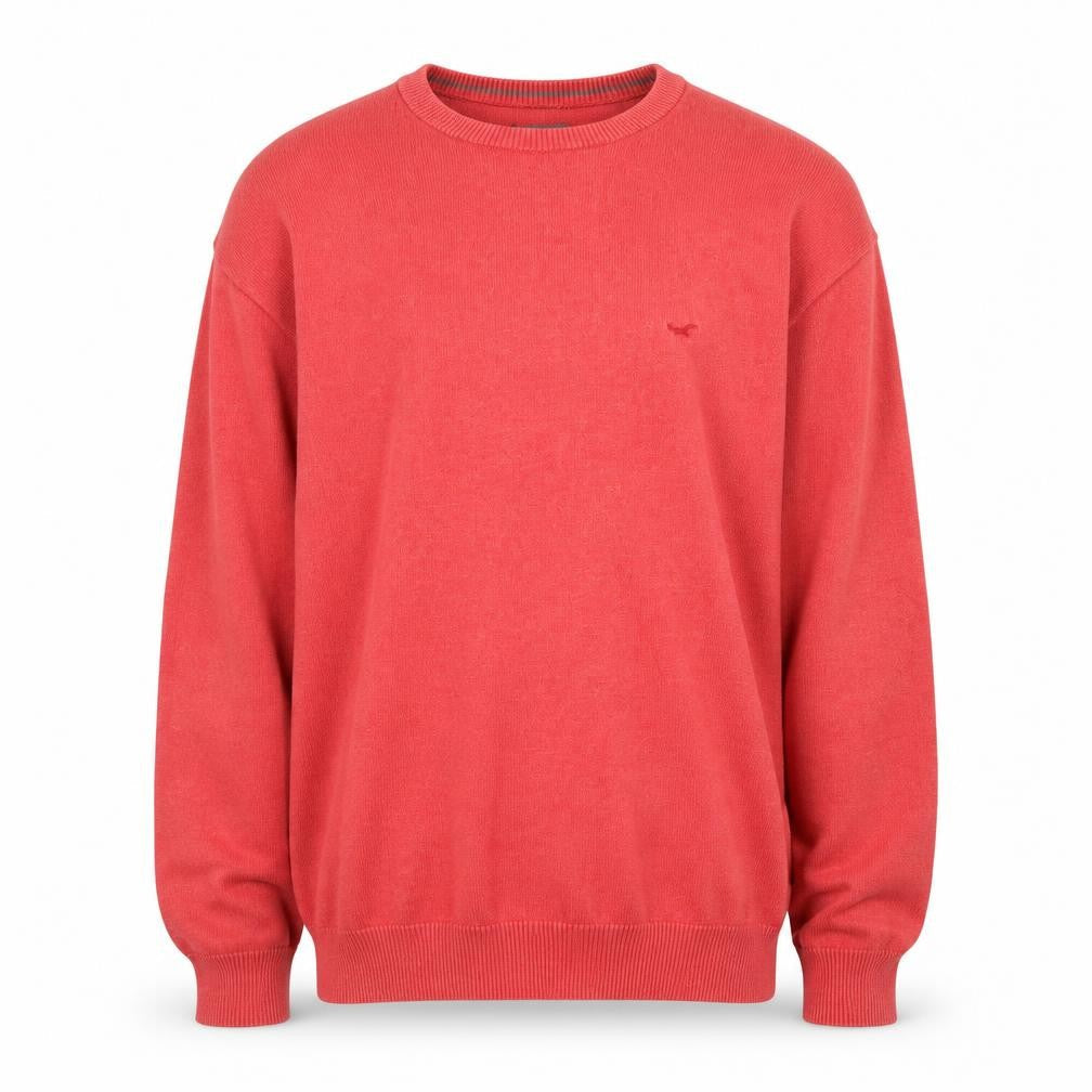 Wolsey Men's Red XL Cotton Crew Neck Pullover Jumper