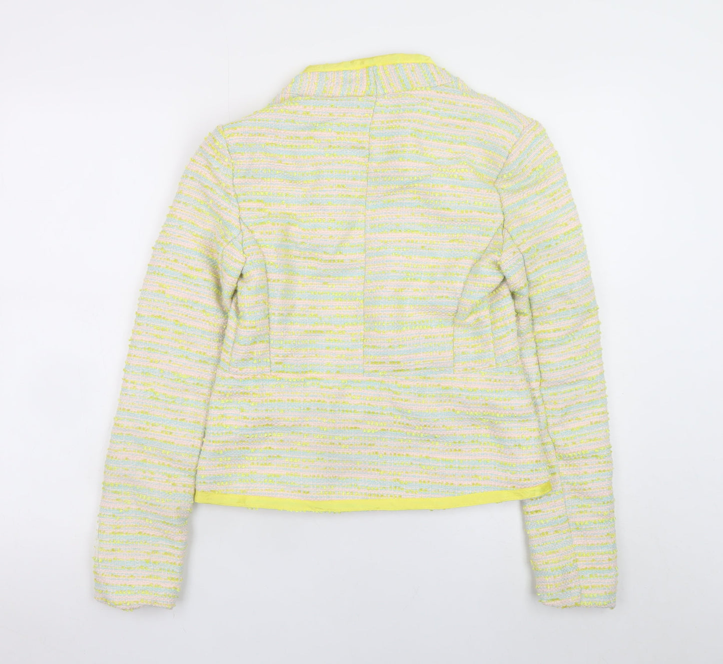 Aftershock London Women's Multicoloured Tweed Blazer Jacket Size S
