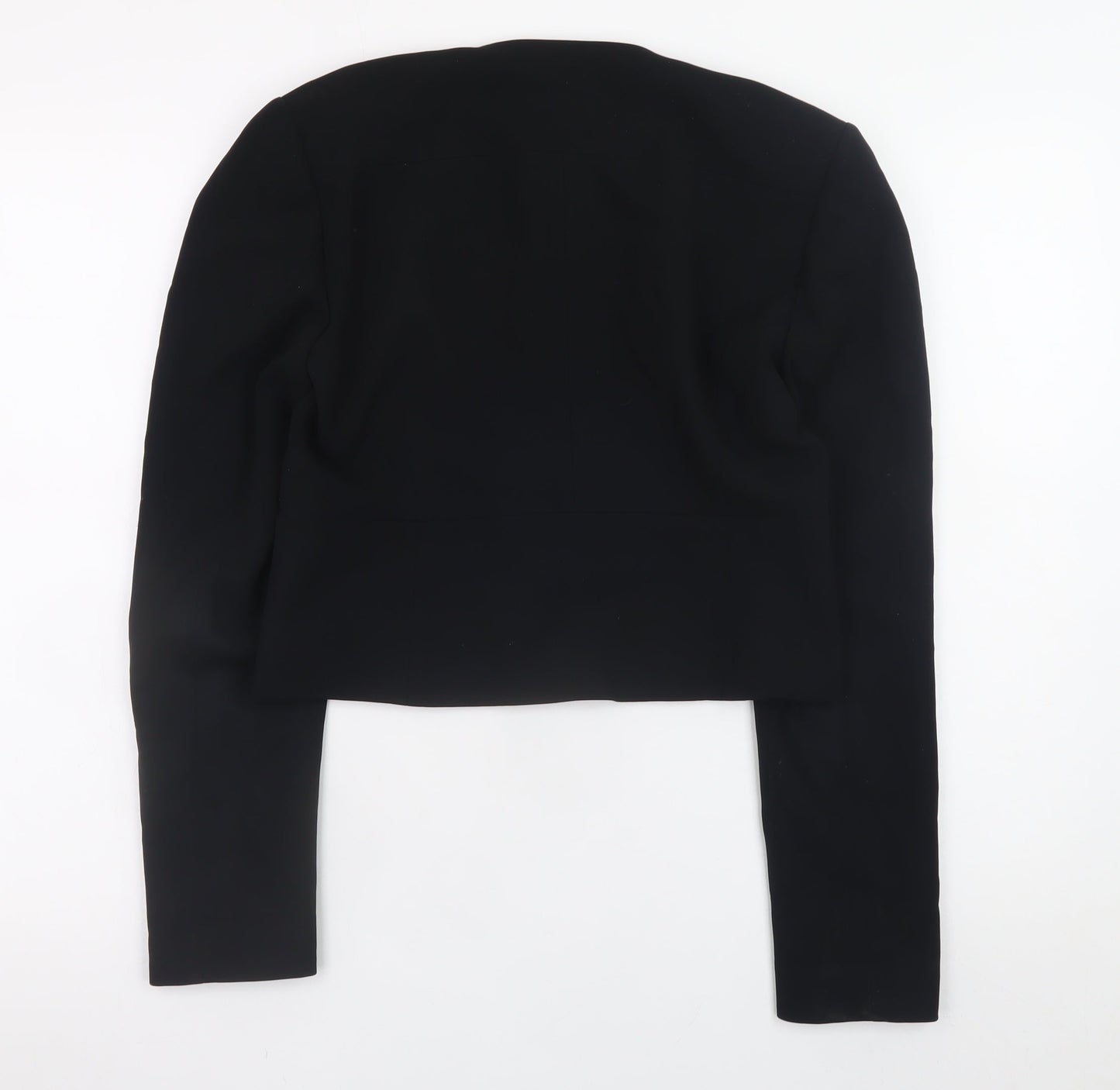 Diane von Furstenberg Womens Black Blazer Size 8 Work Jacket