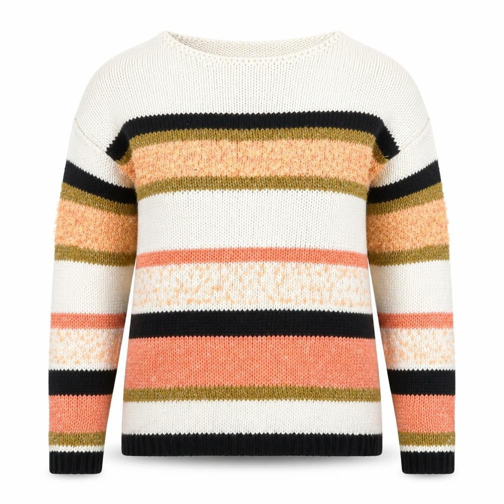 Marks & Spencer Womens Multicoloured Striped Knit Jumper Size S