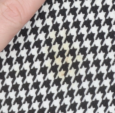 Norman Linton Petite Women’s Black Houndstooth Blazer Size 12
