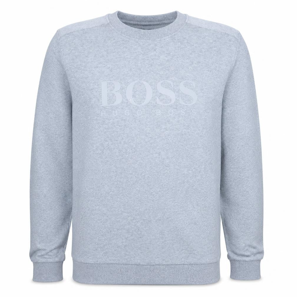 Hugo Boss Men's Grey Slim Fit Crew Neck Sweatshirt 2XL