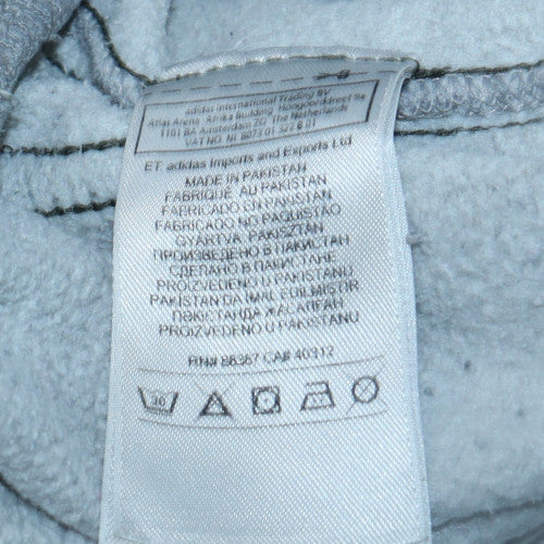 Adidas Men's Grey Regular Fit Sweatpants L Tapered Fleece