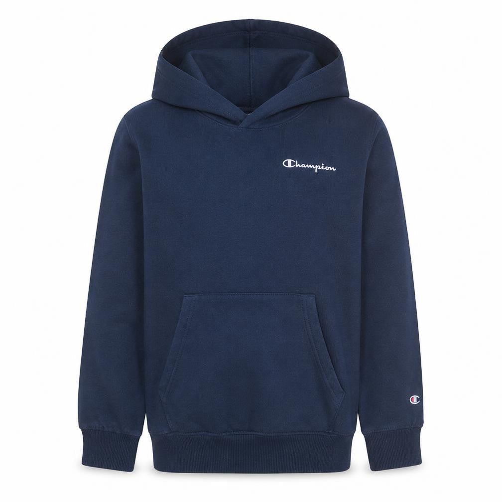 Champion Boys Navy Blue Pullover Hoodie L 11-12Y Cotton Blend