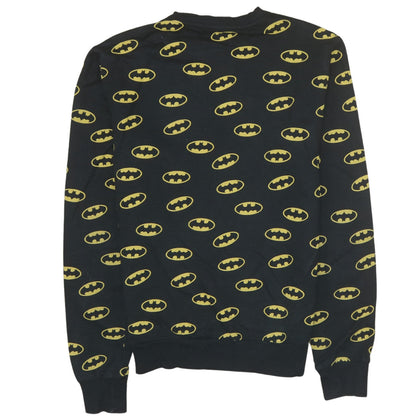 Preloved Cedar Wood State Men's Black Batman Logo Sweatshirt Size M - Label