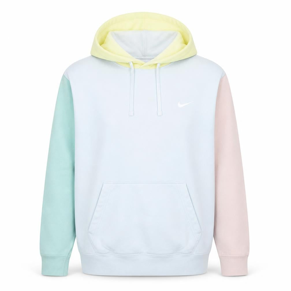 Nike Women’s Multicoloured Pastel Pullover Hoodie Size L Cotton