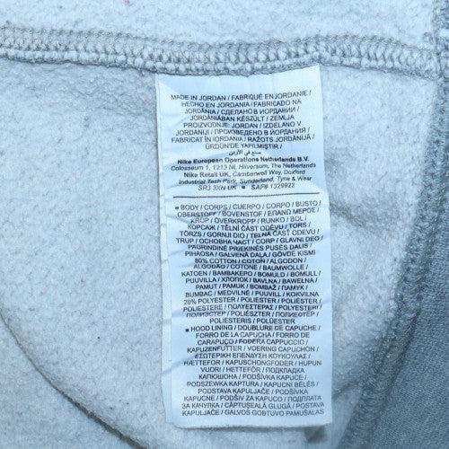 Nike Men's Grey XS Full Zip Hoodie Sweatshirt Fleece