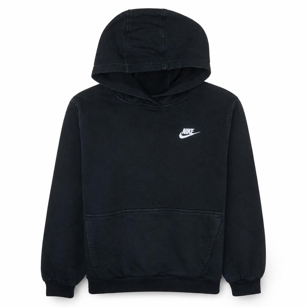 Nike Boys Black Pullover Hoodie L 147-158cm Fleece Sweatshirt