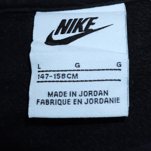 Nike Boys Black Pullover Hoodie L 147-158cm Fleece Sweatshirt