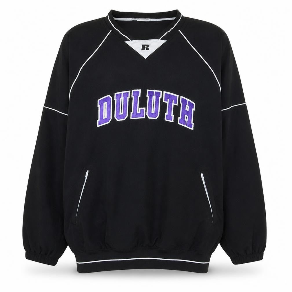 Russell Athletic Men's Black L Pullover Sweatshirt Duluth Graphic