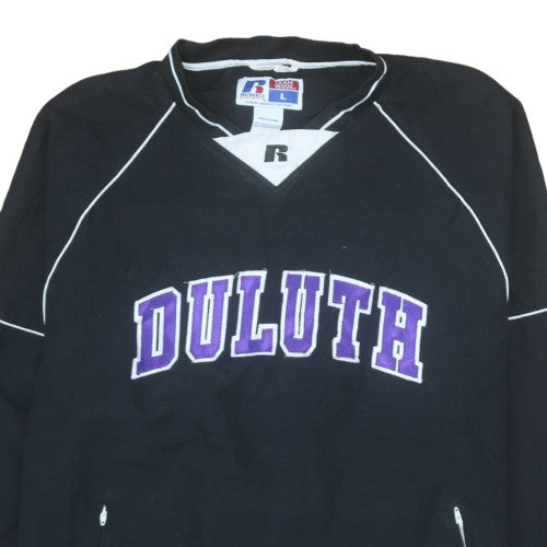 Russell Athletic Men's Black L Pullover Sweatshirt Duluth Graphic