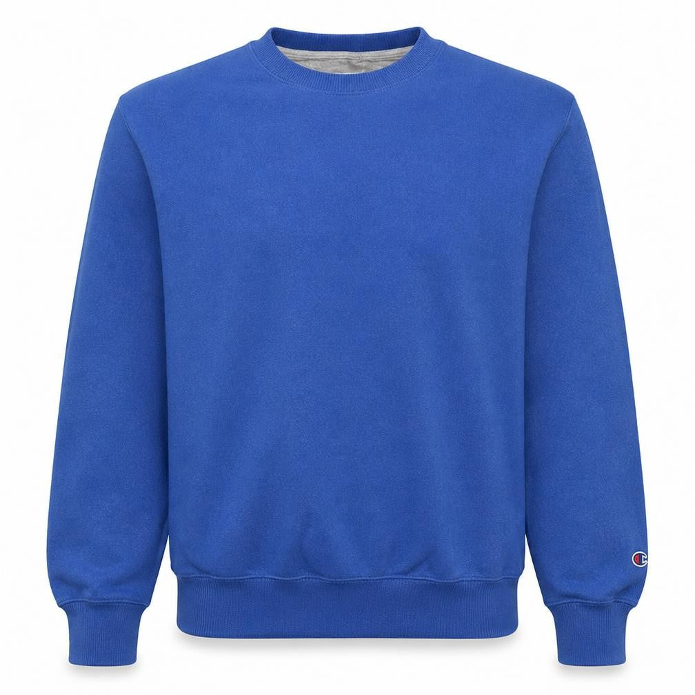 Champion Men's Blue Crew Neck Pullover Sweatshirt Size M