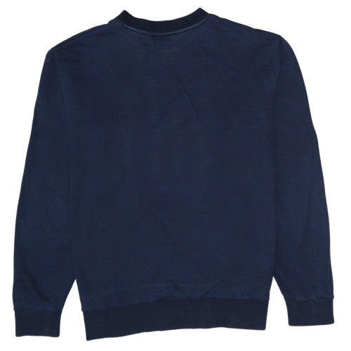 Hugo Boss Men's Blue Logo Crew Neck Sweatshirt Size L Regular Fit