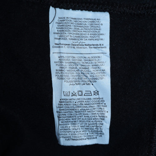 Nike Womens Black XS Crew Neck Pullover Sweatshirt Fleece Cotton