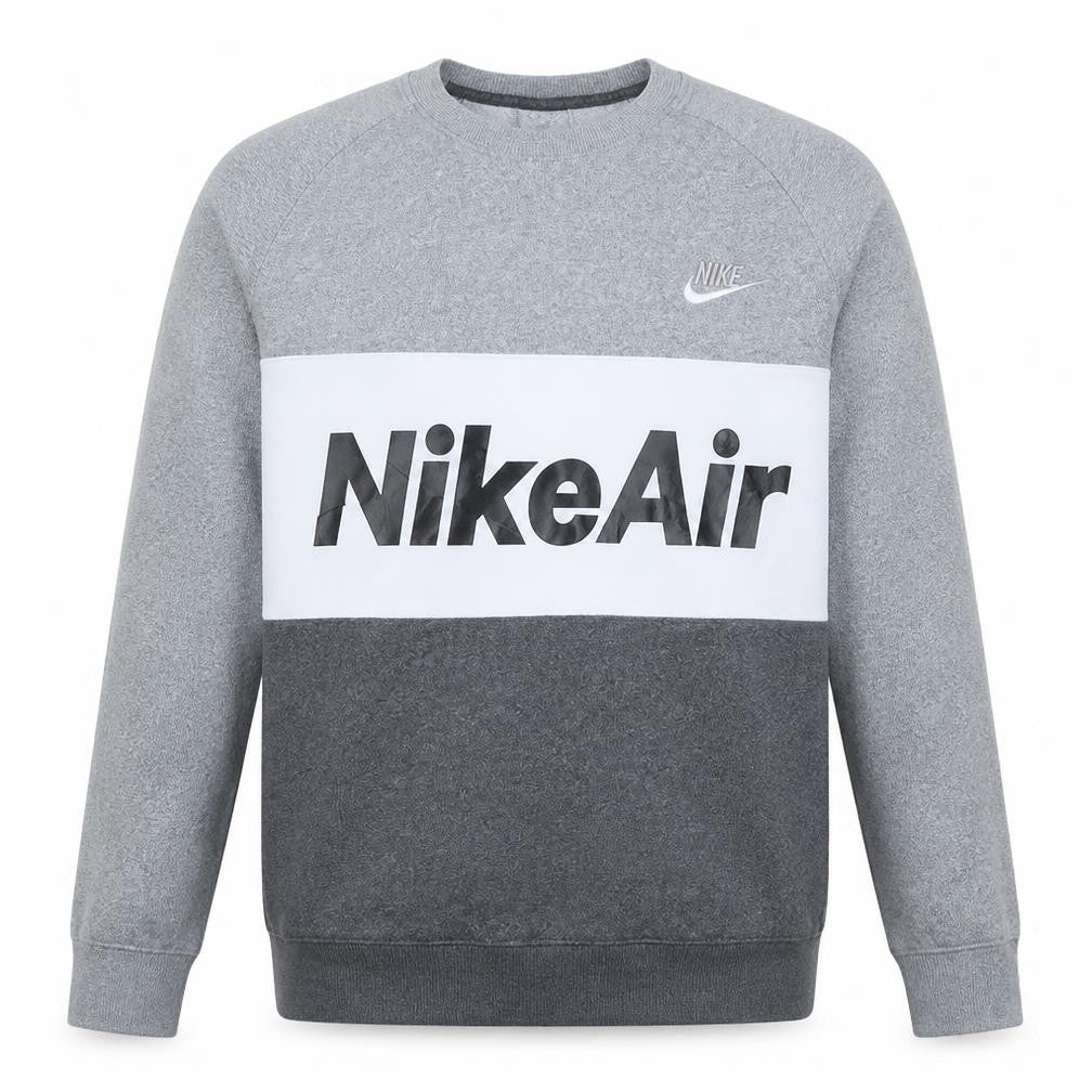 Nike Mens Grey Long Sleeve Crew Neck Pullover Sweatshirt L
