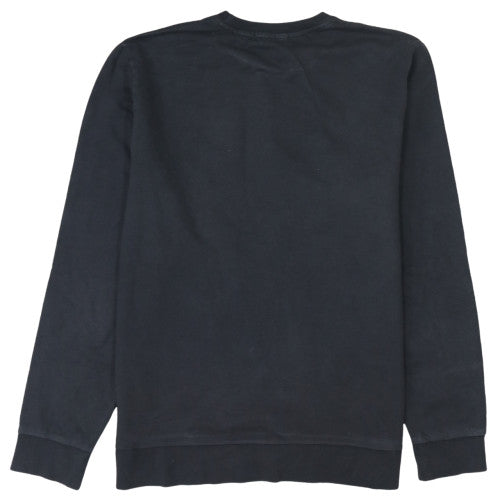 Topman Men's Black Tiger Graphic Sweatshirt L Regular Fit