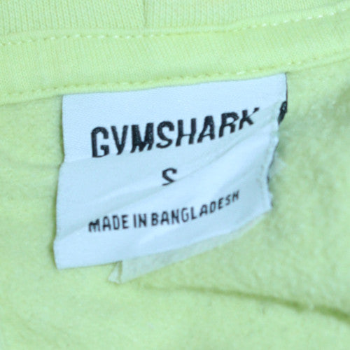 Gymshark Men’s Yellow Pullover Hoodie Size S Regular Fit