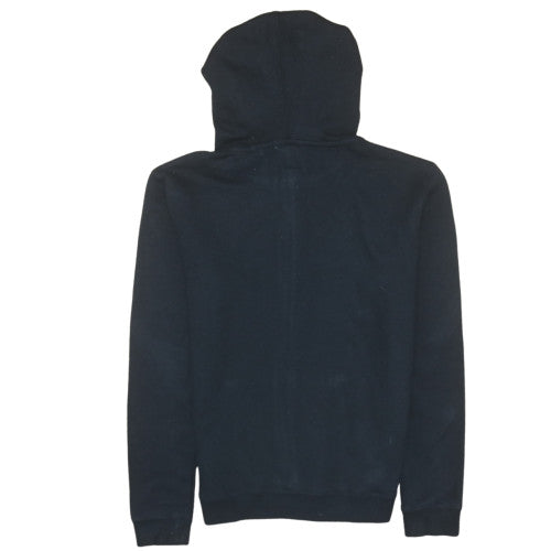 Quiksilver Womens Black Full Zip Hoodie Size 14 Graphic Print