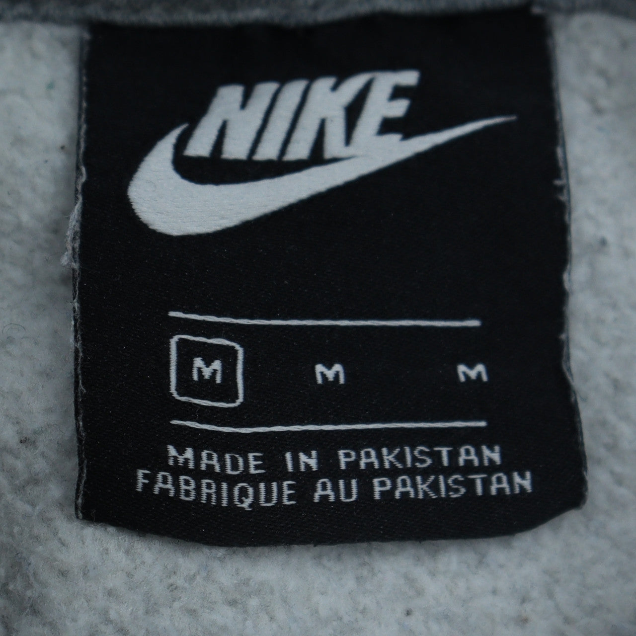 Nike Womens Grey Pullover Hoodie Sweatshirt M Cotton Blend
