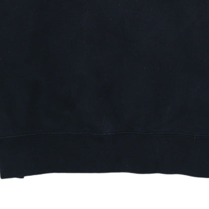 Nike Men Black Crew Neck Pullover Sweatshirt M Regular Fit