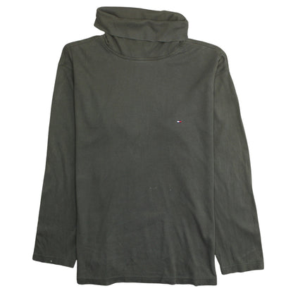 Tommy Hilfiger Men's Green L Pullover Cotton Sweatshirt
