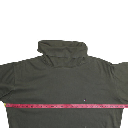 Tommy Hilfiger Men's Green L Pullover Cotton Sweatshirt